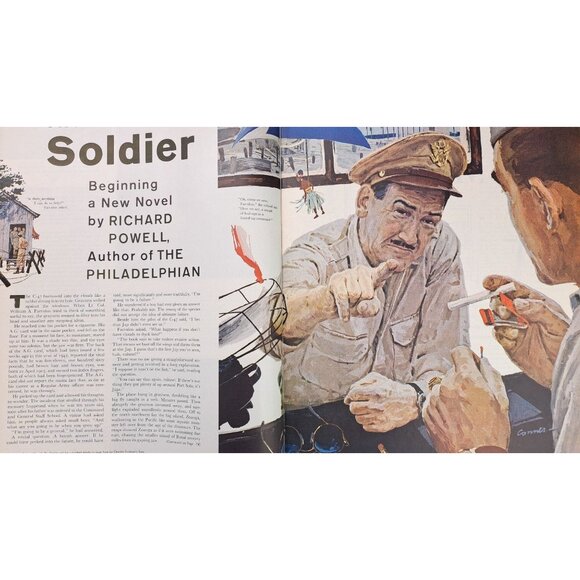 Vintage Saturday Evening Post Magazine November 5 1960 Richard Nixon Rockwell - Picture 6 of 15